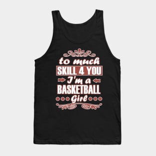 Basketball Hobby Team Trainer Girls Tank Top